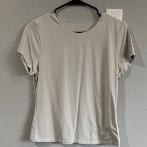 Tahari Nude Short Sleeve Women's Tee